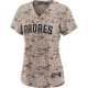 Women's San Diego Padres Nike Camo USMC Alternate Replica Team Jersey