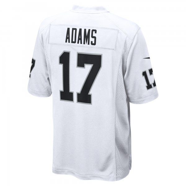 Men's Las Vegas Raiders Davante Adams Nike White Game Jersey