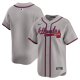 Men's Atlanta Braves  Nike Gray Away Limited Jersey