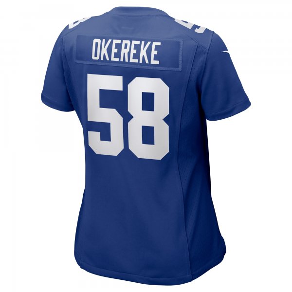 Women's New York Giants Bobby Okereke Nike Royal Game Player Jersey