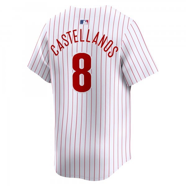 Men's Philadelphia Phillies Nick Castellanos Nike White Home Limited Player Jersey