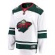 Men's Minnesota Wild Fanatics White Breakaway Away Jersey