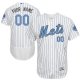 New York Mets White Father's Day Flex Base Men's Customized MLB Jersey