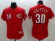 Cincinnati Reds #30 Ken Griffey Red Flexbase Collection Stitched MLB Jersey