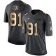 Nike Philadelphia Eagles #91 Fletcher Cox Black Youth Stitched NFL Limited Gold Salute to Service Jersey