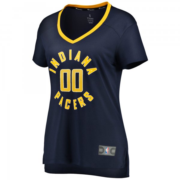 Women's Indiana Pacers Fanatics Navy Fast Break Custom Jersey - Icon Edition