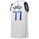 Unisex Dallas Mavericks Luka DonÃÂiÃÂ Nike White Swingman Jersey - Association Edition