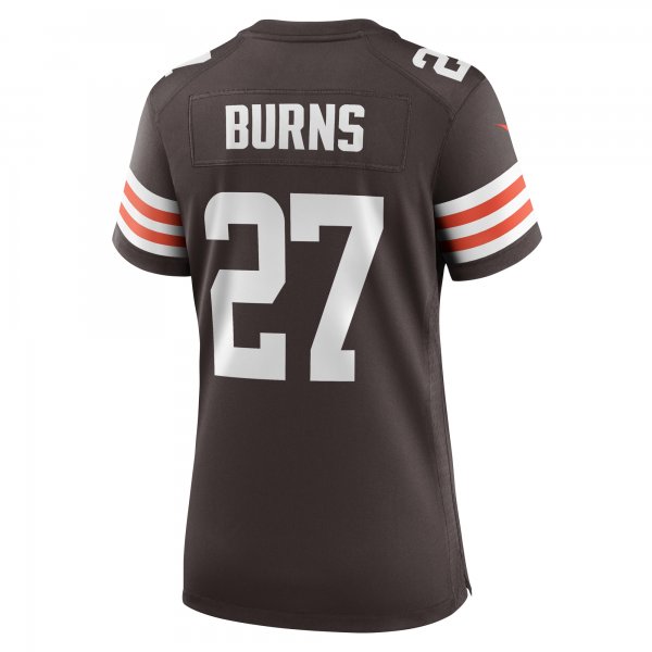 Women's Cleveland Browns Lorenzo Burns Nike  Brown Team Game Jersey