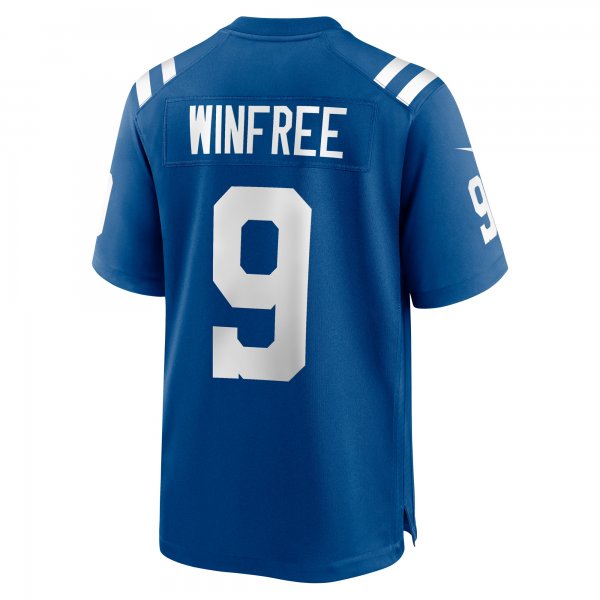 Men's Indianapolis Colts Juwann Winfree Nike  Royal Team Game Jersey