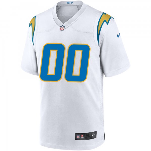 Men's Los Angeles Chargers Nike White Custom Game Jersey