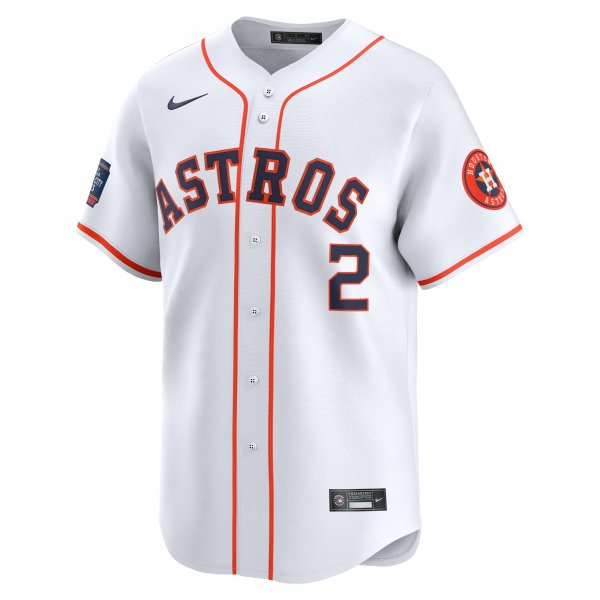 Men's Houston Astros Alex Bregman Nike White 2024 MLB World Tour Mexico City Series Home Limited Player Jersey