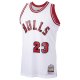 Men's Chicago Bulls Michael Jordan Mitchell & Ness White 1984/85 Hardwood Classics Rookie Jersey