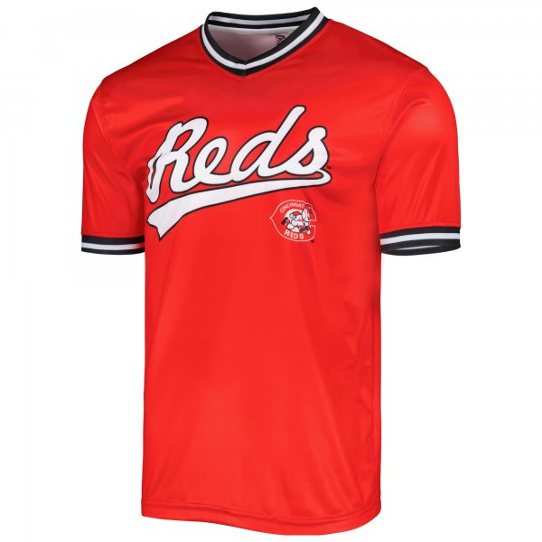 Men's Cincinnati Reds Stitches Red Cooperstown Collection Team Jersey