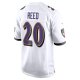 Men's Baltimore Ravens Ed Reed Nike White Retired Player Game Jersey