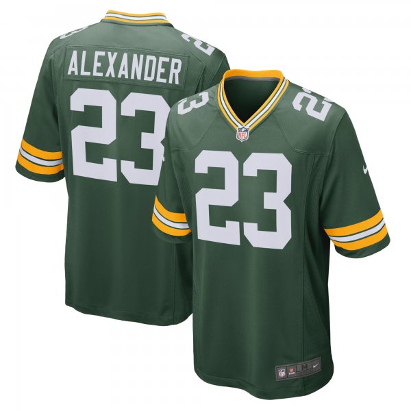 Men's Green Bay Packers Jaire Alexander Nike Green Game Team Jersey