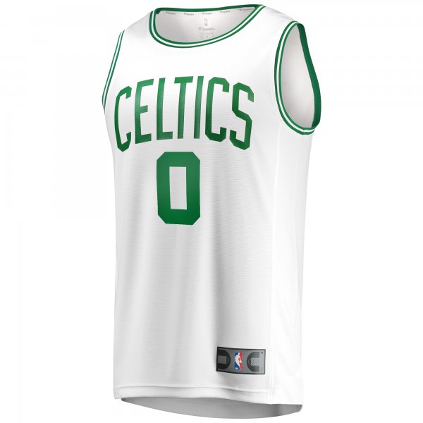 Men's Boston Celtics Jayson Tatum Fanatics White Fast Break Replica Away Jersey - Association Edition