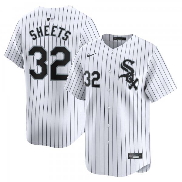 Men's Chicago White Sox Gavin Sheets Nike White Home Limited Player Jersey