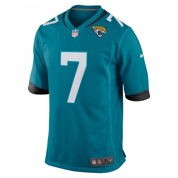 Men's Jacksonville Jaguars Brian Thomas Jr Nike Teal 2024 NFL Draft First Round Pick Player Game Jersey