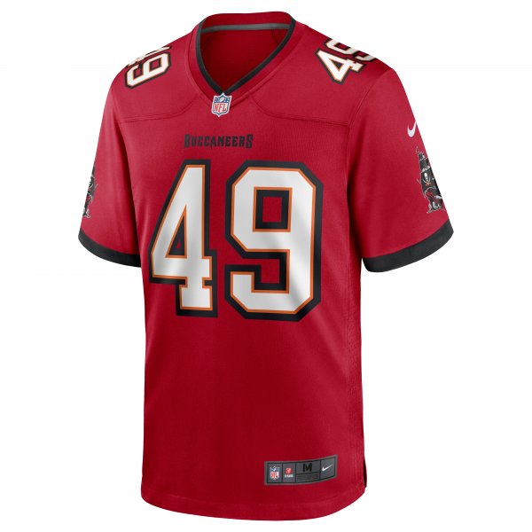 Men's Tampa Bay Buccaneers Cam Gill Nike Red Game Jersey