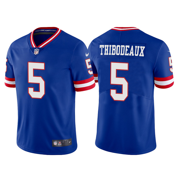 Men's Nike NFL New York Giants Kayvon Thibodeaux 2022 Classic Vapor Limited Jersey - Royal