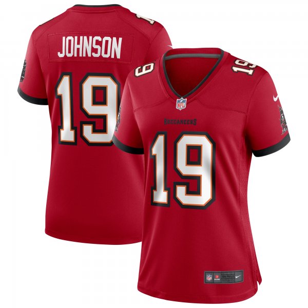 Women's Tampa Bay Buccaneers Keyshawn Johnson Nike Red Game Retired Player Jersey