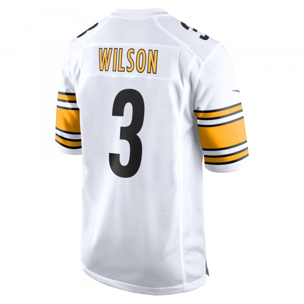 Men's Pittsburgh Steelers Russell Wilson Nike  White White Game Jersey