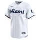 Men's Miami Marlins Nike White #1 Dad Home Limited Jersey