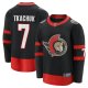 Men's Ottawa Senators Brady Tkachuk Fanatics Black Home Breakaway Jersey