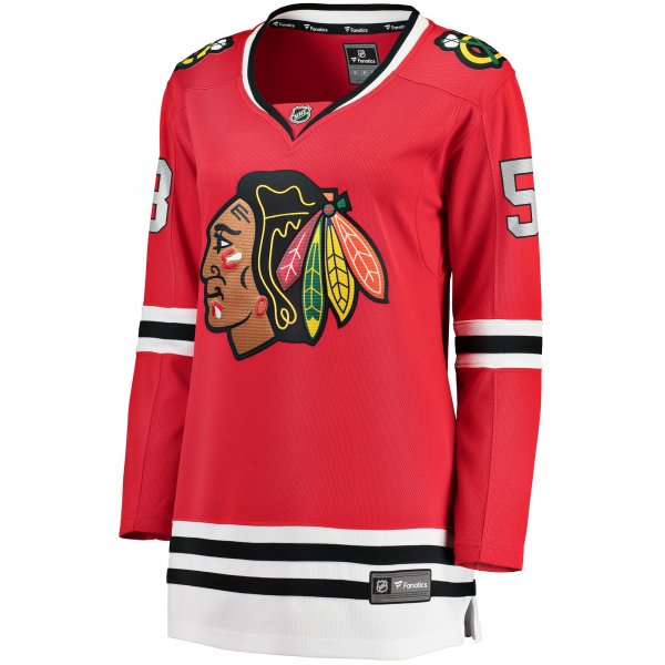 Women's Chicago Blackhawks MacKenzie Entwistle Fanatics Red Home Breakaway Player Jersey