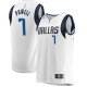 Men's Dallas Mavericks Dwight Powell Fanatics White Fast Break Player Jersey - Association Edition