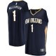 Youth New Orleans Pelicans Zion Williamson Fanatics Navy Fast Break Replica Player Jersey - Icon Edition