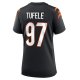 Women's Cincinnati Bengals Jay Tufele Nike Black Game Player Jersey