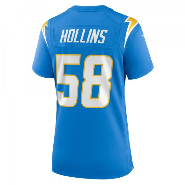 Women's Los Angeles Chargers Justin Hollins Nike  Powder Blue  Game Jersey