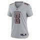 Women's Atlanta Falcons Kyle Pitts Nike Gray Atmosphere Fashion Game Jersey