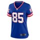 Women's New York Giants David Tyree Nike Royal Classic Retired Player Game Jersey