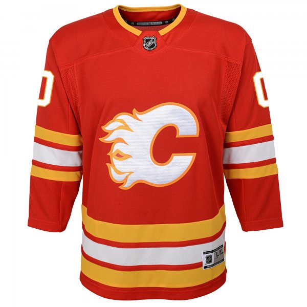 Youth Calgary Flames Red Home Custom Premier Jersey