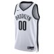 Unisex Brooklyn Nets Nike White Swingman Custom Jersey - Association Edition