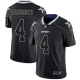 Nike Dallas Cowboys #4 Dak Prescott Lights Out Black Men's Stitched NFL Limited Rush Jersey