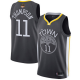 Golden State Warriors #11 Klay Thompson Black 2019 Finals Bound Women's NBA Swingman Statement Edition Jersey