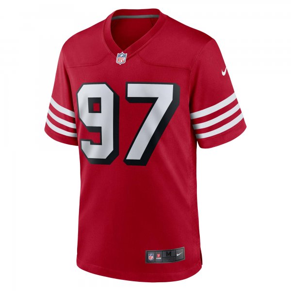 Men's San Francisco 49ers Nick Bosa Nike Scarlet Alternate Game Jersey