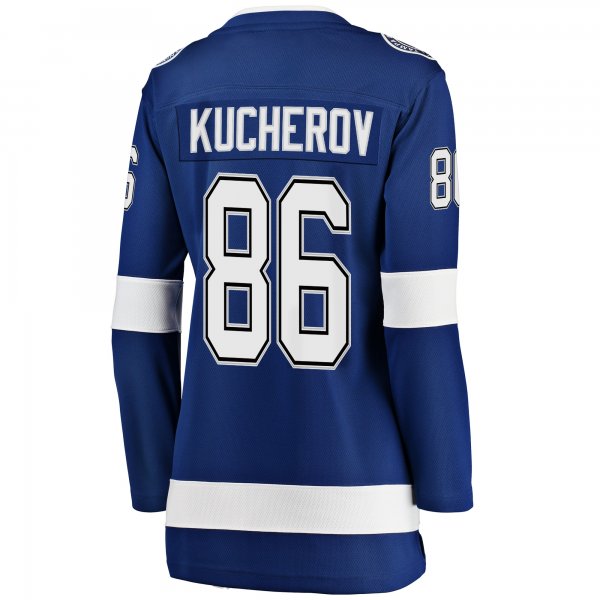 Women's Tampa Bay Lightning Nikita Kucherov Fanatics Blue Breakaway Player Jersey