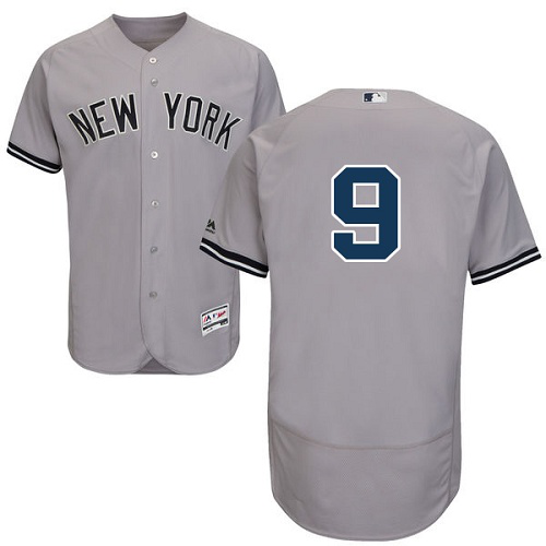 New York Yankees #9 Roger Maris Grey Flexbase Collection Stitched MLB Jersey