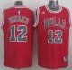 Men's Chicago Bulls #12 Kirk Hinrich Revolution 30 Red Stitched NBA Jersey