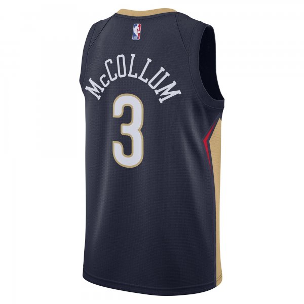 New Orleans Pelicans C.J. McCollum Nike Navy Swingman Jersey - Icon Edition