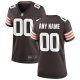 Women's Nike Cleveland Browns Brown Custom Game Jersey