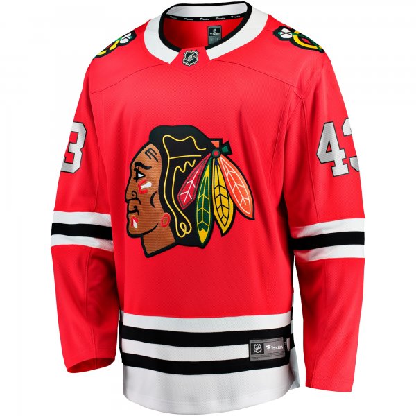 Men's Chicago Blackhawks Colin Blackwell Fanatics Red Home Breakaway Jersey