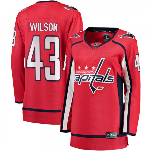 Women's Washington Capitals Tom Wilson Fanatics Red Breakaway Player Jersey