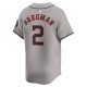 Men's Houston Astros Alex Bregman Nike Gray Away Limited Player Jersey