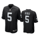 Men's Nike NFL Las Vegas Raiders Divine Deablo #5 Black Limited Jersey