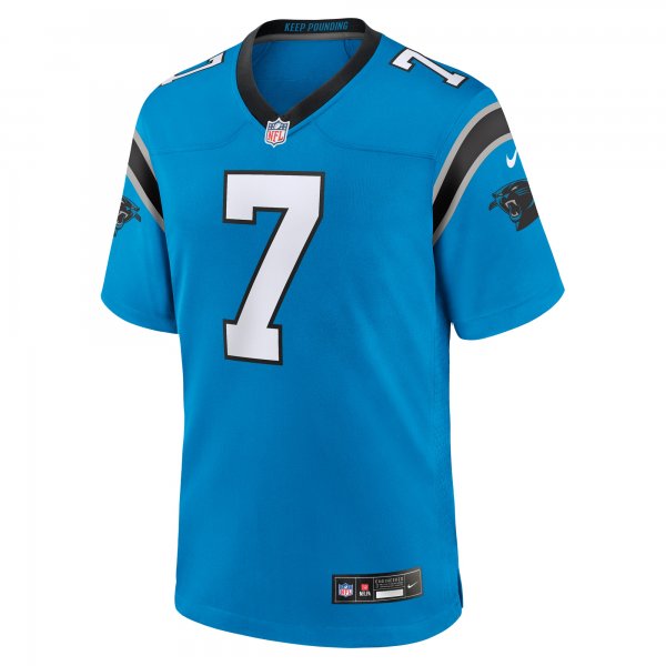 Men's Carolina Panthers Jadeveon Clowney Nike  Blue Alternate  Game Jersey